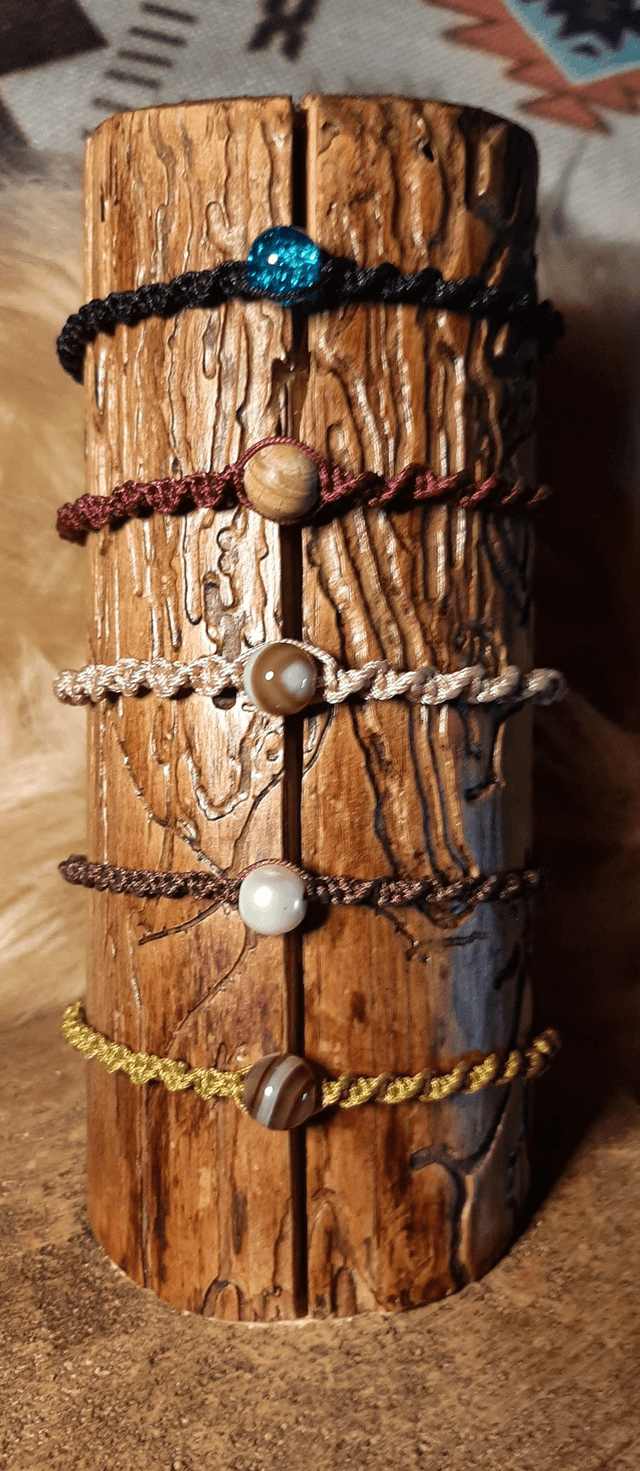 BRACELET MACRAME PERLE 