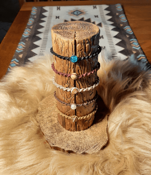 BRACELET MACRAME PERLE 