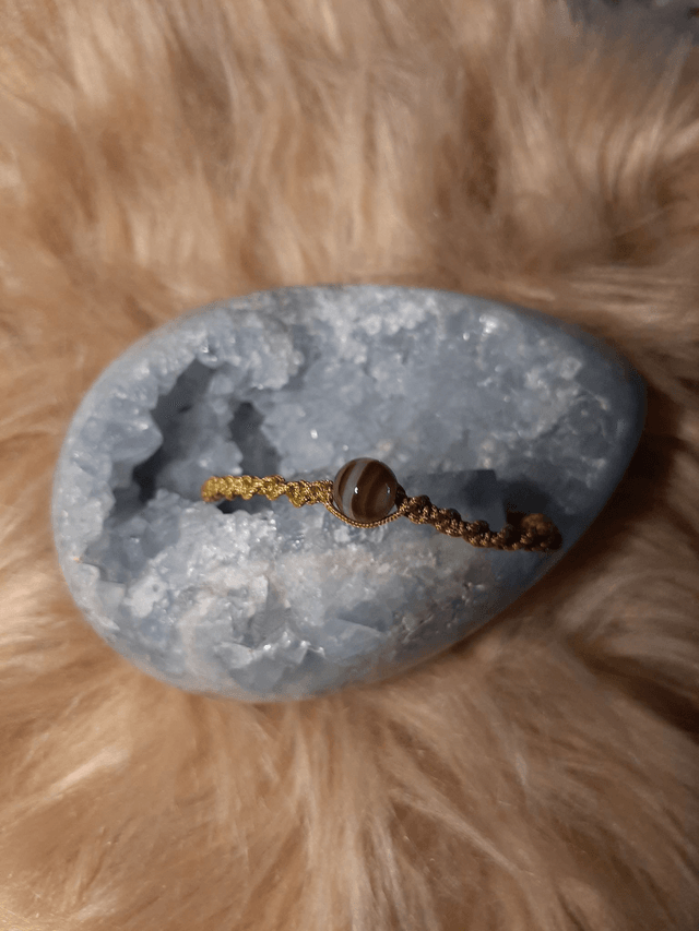 BRACELET MACRAME PERLE 